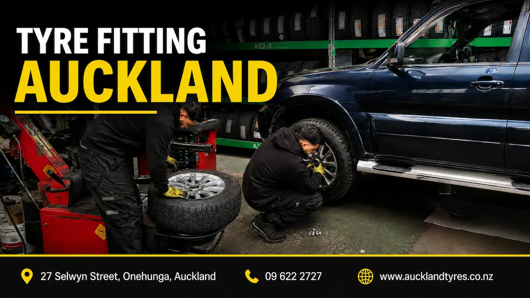 Tyre fitting service at Auckland Tyres Onehunga